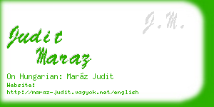 judit maraz business card